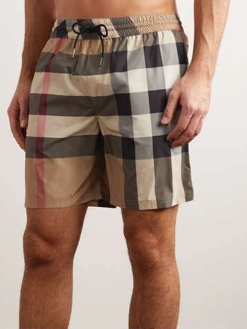 burberry schwimmhose herren|mr porter Burberry swimwear.